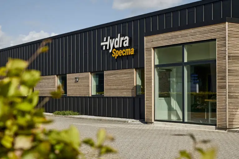 Picture showing HydraSpecma building to give context to ECM-Go goes live testimonial.